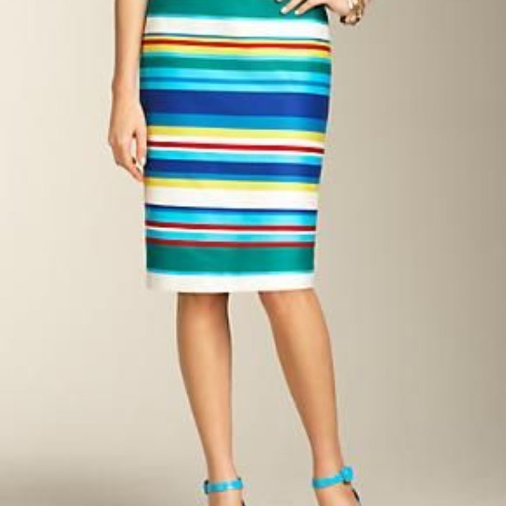 Talbots Striped Skirt
